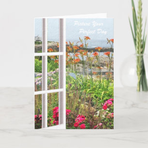 Blommigt födelsedagskort Bild DITT Perfekt Dag Kort