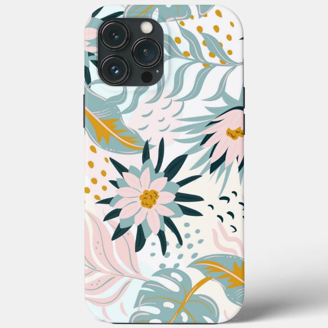 Blommigt Fodral-Mate iphone case (Baksida)
