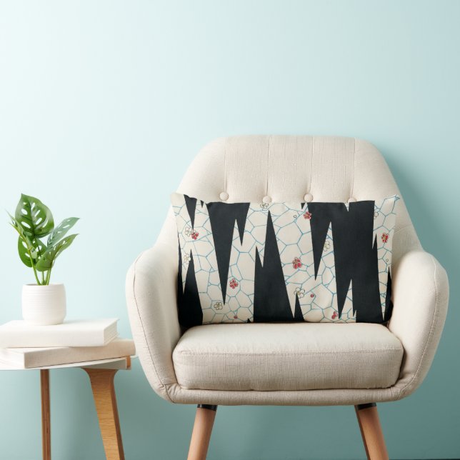 Blommigt Footpath Lumbar Pillow Watanabe Seitei Ar Lumbarkudde (Stol)