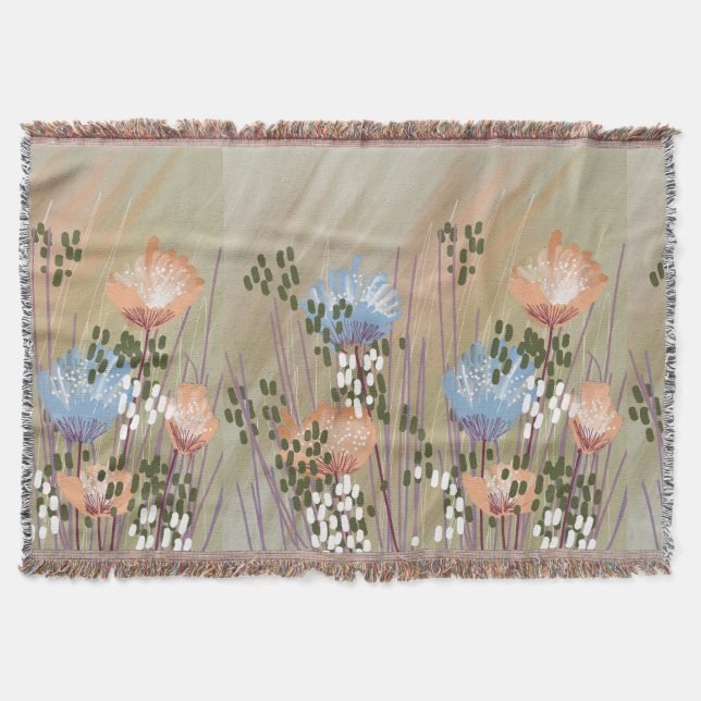 blommigt för Abstrakt av Chic för trendigets moder Filt (Framsidan)