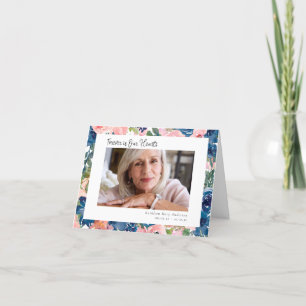 Blommigt för alltid i vårt hjärtstillestånd - foto tack kort