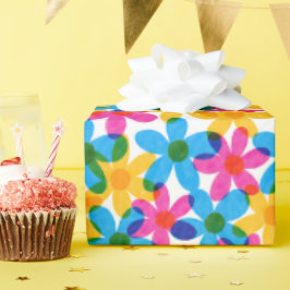 Blommigt för återcirkulering av ljus och feta Hipp Presentpapper