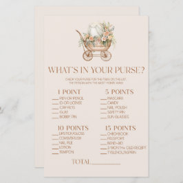 Blommigt för att transportera vad som finns i låst