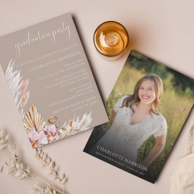 Blommigt för  av budgetBoho-Chic - foto-Studentfes Inbjudningar (Skapare uppladdad)