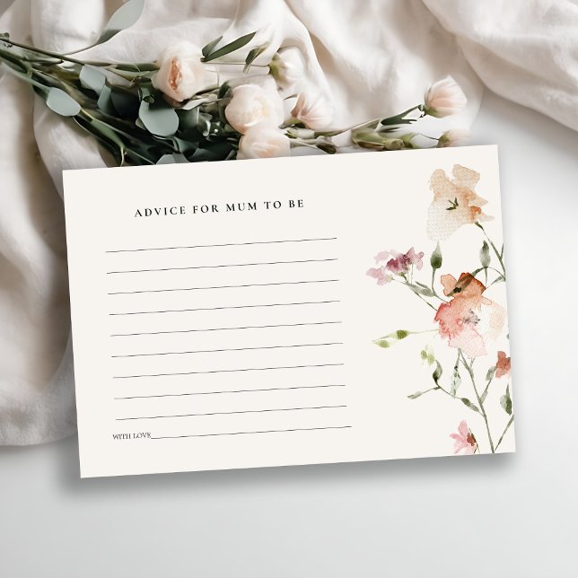  Blommigt för babyskor för Morsa Tilläggskort (Skapare uppladdad)