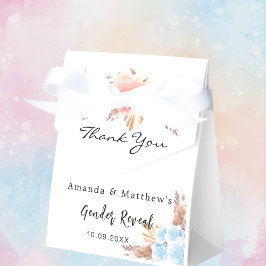 blommigt för babyskor, nalle, pampas gräs presentaskar