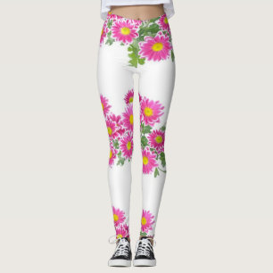 blommigt för bensin leggings