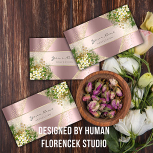 Blommigt för bloggare för händelsePlannerskönh Visitkort