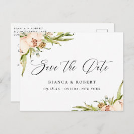 Blommigt för botaniska skogar Spara datum Meddelande Vykort