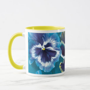 Blommigt för bra av på paneler, mugg