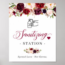 Blommigt för Chic i Station-signering Poster