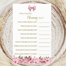 Blommigt för chic Rosa Play Baby Shower