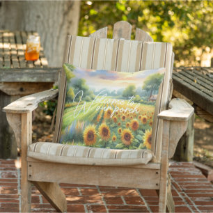 Blommigt för Classy Land Cottage- Kudde