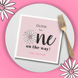 Blommigt för Daisy av  för moderna flickor, babysk Pappersservett