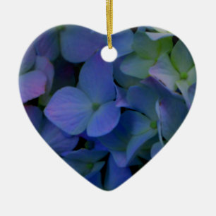blommigt för dammig blå lila i elegant julgransprydnad keramik
