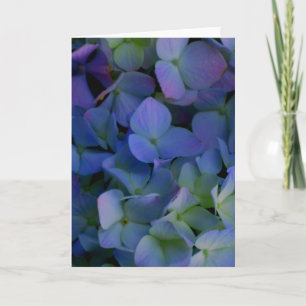 blommigt för dammig blå lila i elegant kort