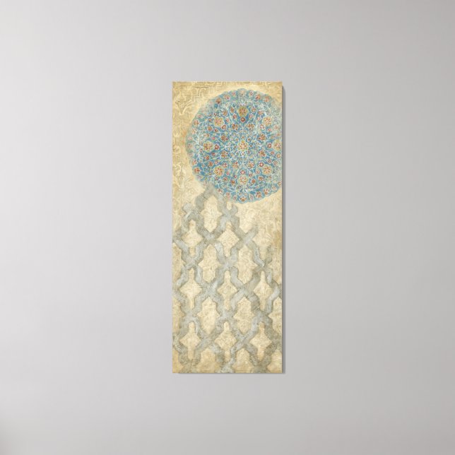 Blommigt för dekorativ Silver-stammen Arrangemang Canvastryck (Framsida)