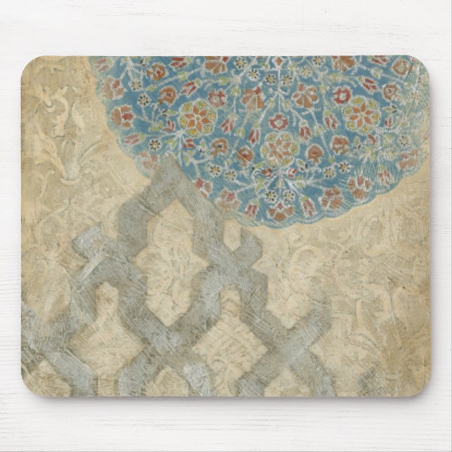 Blommigt för dekorativ Silver-stammen Arrangemang Musmatta (Framsidan)