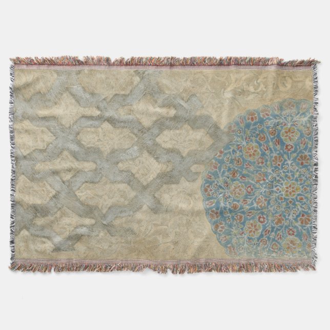 Blommigt för dekorativ Silver-stammen Arrangemang Mysfilt (Framsidan)