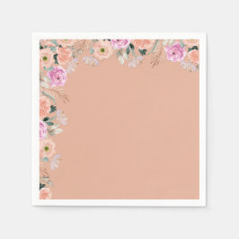 Blommigt för Dusty Ro (ingen text) Pappersservett