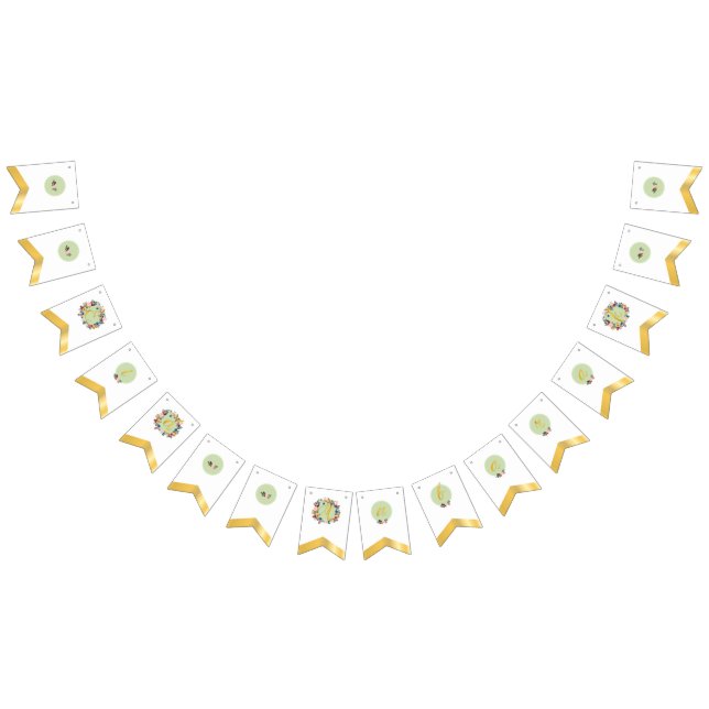 BLOMMIGT FÖR EID MUBARAK VIMPLAR (Alla)