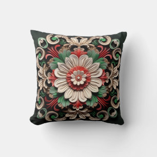 Blommigt för elegant Chic Snyggt  Luxury Colorful Kudde