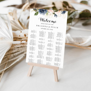 Blommigt för elegant med vinter, alfabetiskt sittn poster