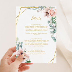 Blommigt för elegant Specifika visitkort Tilläggskort
