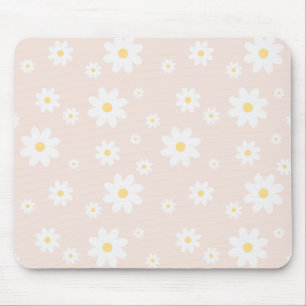 Blommigt för enkel Classy White-Daisy  Musmatta
