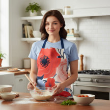 Blommigt för färglös modern Rött vitt blått vatten