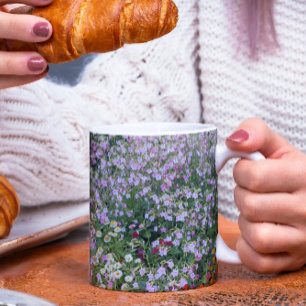Blommigt för färgstark Blomsterträdgård Kaffemugg