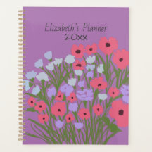 Blommigt för färgstark Söt/diagram + anpassat namn