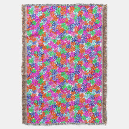 Blommigt för flerfärgade blommor, illustration av  filt