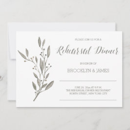 Blommigt för förnyad inbjudan till elegant bröllop