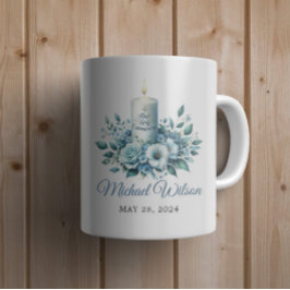 Blommigt för första Heligan av gemenskap för välsi Kaffemugg