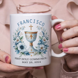 Blommigt för första Heligans Religiösa-händelse Kaffemugg