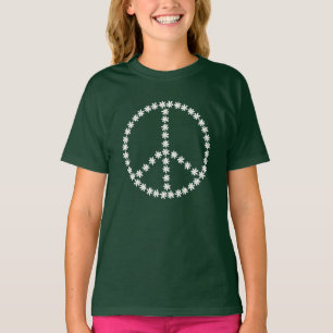 Blommigt för fred t shirt