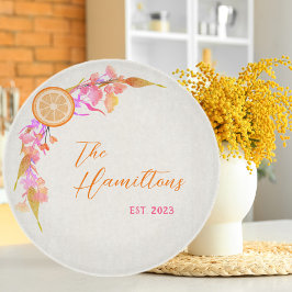 Blommigt för frukt i Orangen, fastställd till år