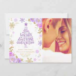 Blommigt för gravid - meddelande om julfotoport