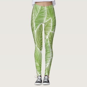blommigt för grönt av abstrakt, sömlös bakgrund. leggings