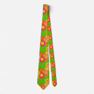 blommigt för groovy-mod slips