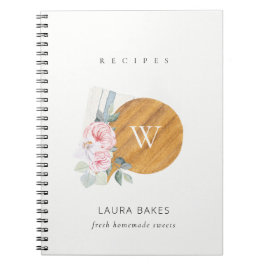 Blommigt för hämtning av Napkin-Catering Anteckningsbok