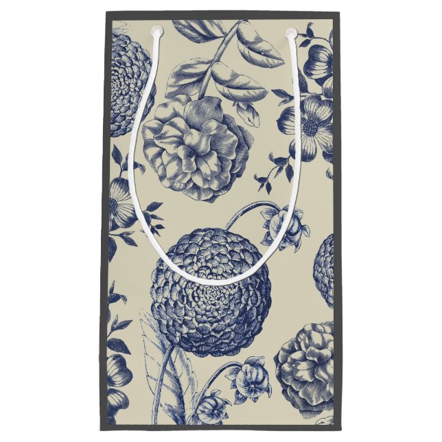 Blommigt för kantutjämning av blå blomma (Framsidan)