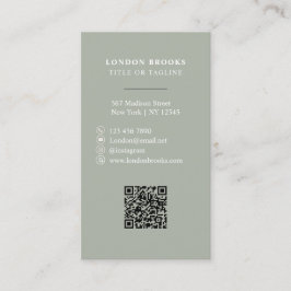 Blommigt för klassblooming | Social Media Visitkort