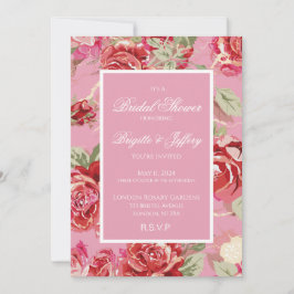 blommigt för klassisk möhippa för utskrift i Röd r Meddelande