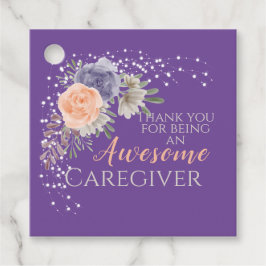 Blommigt för Lila av avskrivning för fantastisk-mo Gåvor Etiketter