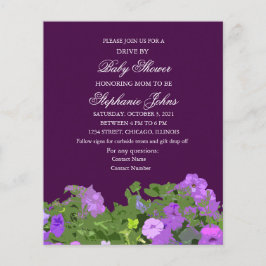 Blommigt för Lila av babykläder, färgstark