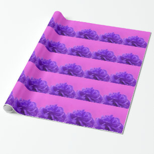 Blommigt för Lila av elegant Presentpapper