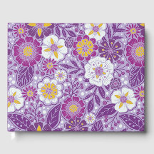 Blommigt för lila, Gult och Magenta