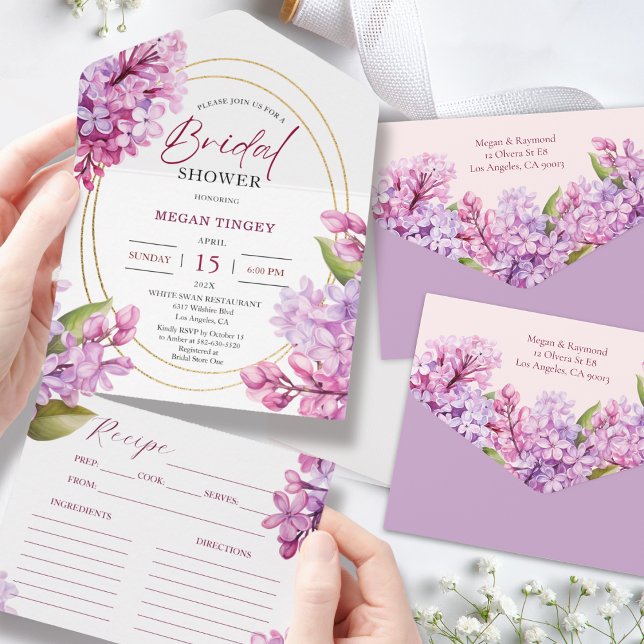 Blommigt för Lilac-Möhippa (Skapare uppladdad)